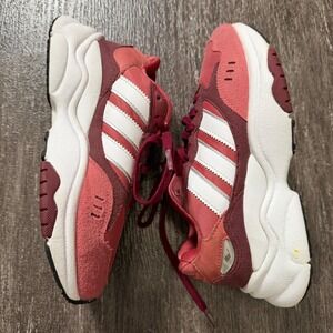 Adidas Yung-96 Chasm Kids Sneakers Burgundy Pink Size 4 US